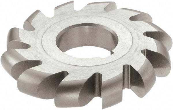 Keo - 1/16" Radius, 1/8" Circle Diam, 2-1/4" Cutter Diam, Arbor Connection, Convex Radius Cutter - High Speed Steel, Uncoated, Form Relieved, 16 Teeth - Exact Tool & Supply