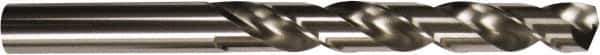 Guhring - 4.4mm 130° Cobalt Jobber Drill - Bright Finish, Right Hand Cut, Spiral Flute, Straight Shank, 80mm OAL, Split Point - Exact Tool & Supply