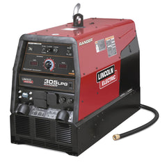 Lincoln Electric - Portable Welder/Generators; Duty Cycle: 300A DC CC/25V/100%; 300A DC CV/25V/100% ; Process: Stick, TIG, MIG, Flux Cored, Gouging ; Input Current: DC ; Output Current: DC ; Maximum Output Voltage: 230 ; Phase: Single Phase - Exact Tool & Supply