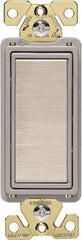 Cooper Wiring Devices - 1 Pole, 120 to 277 VAC, 20 Amp, Commercial Grade, Rocker, Wall and Dimmer Light Switch - 1.3 Inch Wide x 4.19 Inch High - Exact Tool & Supply