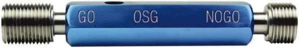 OSG - M4x0.7, Class 6H, Double End Plug Thread Go/No Go Gage - High Speed Steel, Handle Included - Exact Tool & Supply