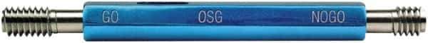 OSG - #2-64, Class 2B, Double End Plug Thread Go/No Go Gage - High Speed Steel, Handle Included - Exact Tool & Supply