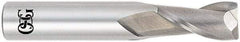 OSG - 1", 2 Flute, Single End, Solid Carbide, 0.09" Corner Radius End Mill - 4" OAL, 30° Helix, Right Hand Flute, 1-1/2" LOC, Right Hand Cut - Exact Tool & Supply