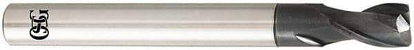 OSG - 12mm, 2 Flute, Single End, Solid Carbide, 1.5mm Corner Radius End Mill - 110mm OAL, 30° Helix, Right Hand Flute, 18mm LOC, Right Hand Cut, - Exact Tool & Supply