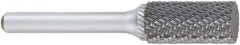 OSG - 8mm Cut Diam, 6mm Shank Diam, Cylinder Head Burr - Carbide, Flat End, 19mm LOC, 50mm OAL - Exact Tool & Supply