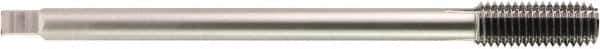 OSG - M10x1.50 Metric Coarse H7 Bright Finish Solid Carbide Thread Forming Extension Tap - Bottoming Chamfer, 5-29/32" OAL, Series 357 - Exact Tool & Supply