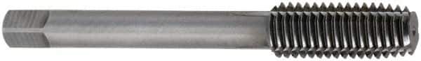 OSG - M10x1.50 Metric Coarse H7 Thread Limit Bottoming Thread Forming Tap - Solid Carbide, Bright Finish, 75mm OAL, 32mm Thread Length, Right Hand Thread, Series 369 - Exact Tool & Supply