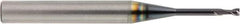 OSG - 2mm, 3mm LOC, 6mm Shank Diam, 60mm OAL, 2 Flute, Solid Carbide Square End Mill - Single End, TiAlN Finish, Spiral Flute, 30° Helix, Centercutting, Right Hand Cut, Right Hand Flute, Series HP450 - Exact Tool & Supply