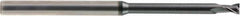 OSG - 3/32", 9/64" LOC, 1/4" Shank Diam, 2-1/2" OAL, 2 Flute, Solid Carbide Square End Mill - Single End, TiAlN Finish, Spiral Flute, 30° Helix, Centercutting, Right Hand Cut, Right Hand Flute, Series HP410 - Exact Tool & Supply
