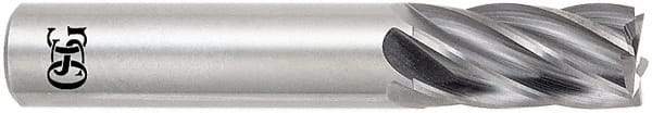 OSG - 3mm, 10mm LOC, 3mm Shank Diam, 39mm OAL, 6 Flute, Solid Carbide Square End Mill - Single End, Uncoated, Spiral Flute, 30° Helix, Centercutting, Right Hand Cut, Right Hand Flute, Series 461 - Exact Tool & Supply