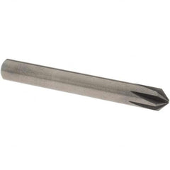OSG - 1/4" Head Diam, 1/4" Shank Diam, Multi Flute 90° Solid Carbide Countersink - Exact Tool & Supply