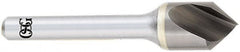 OSG - 3/4" Head Diam, 3/8" Shank Diam, 1 Flute 82° Solid Carbide Countersink - Exact Tool & Supply