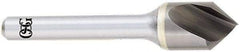 OSG - 3/16" Head Diam, 3/16" Shank Diam, 1 Flute 90° Solid Carbide Countersink - Bright Finish, Single End, Straight Shank, Right Hand Cut - Exact Tool & Supply