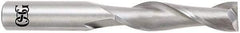 OSG - 3mm, 19mm LOC, 3mm Shank Diam, 57mm OAL, 2 Flute, Solid Carbide Square End Mill - Single End, Uncoated, Spiral Flute, 30° Helix, Centercutting, Right Hand Cut, Right Hand Flute, Series 462 - Exact Tool & Supply