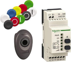 Square D - Maintained (MA) and Momentary (MO), Wireless Pushbutton System with Programmable Receiver - 24-240 VAC/VDC - Exact Tool & Supply