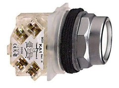 Square D - 30mm Mount Hole, Pushbutton Switch Only - Round, Nonilluminated, Momentary (MO), Shock and Vibration Resistant - Exact Tool & Supply