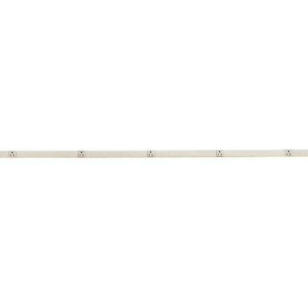 Hubbell Wiring Device-Kellems - 5 Outlets, 125 Volts, 15 Amps, 5' Cord, Power Outlet Strip - Exact Tool & Supply