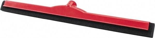 PRO-SOURCE - 24" Rubber Blade Floor Squeegee - Red - Exact Tool & Supply
