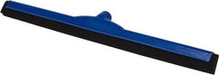 PRO-SOURCE - 24" Rubber Blade Floor Squeegee - Blue - Exact Tool & Supply