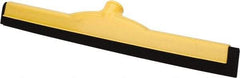 PRO-SOURCE - 18" Rubber Blade Floor Squeegee - Yellow - Exact Tool & Supply