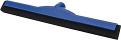 PRO-SOURCE - 18" Rubber Blade Floor Squeegee - Blue - Exact Tool & Supply