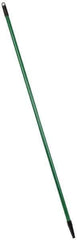 PRO-SOURCE - 60 x 1-1/4" Fiberglass Handle for Floor Squeegees & Push Brooms - Threaded Connection, Green - Exact Tool & Supply