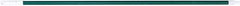 PRO-SOURCE - 60 x 1-1/4" Fiberglass Handle for Floor Squeegees & Push Brooms - Threaded Connection, Green - Exact Tool & Supply