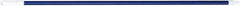 PRO-SOURCE - 60 x 1-1/4" Fiberglass Handle for Floor Squeegees & Push Brooms - Threaded Connection, Blue - Exact Tool & Supply