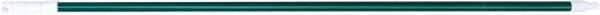 PRO-SOURCE - 54 x 1-1/4" Fiberglass Handle for Floor Squeegees & Push Brooms - Threaded Connection, Green - Exact Tool & Supply