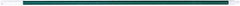 PRO-SOURCE - 54 x 1-1/4" Fiberglass Handle for Floor Squeegees & Push Brooms - Threaded Connection, Green - Exact Tool & Supply
