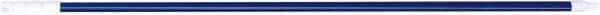 PRO-SOURCE - 54 x 1-1/4" Fiberglass Handle for Floor Squeegees & Push Brooms - Threaded Connection, Blue - Exact Tool & Supply