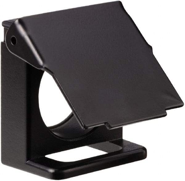 Square D - Flush Pushbutton Switch Padlock Flap - Black - Exact Tool & Supply