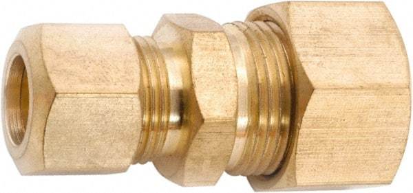 ANDERSON METALS - 1/2 x 3/8" OD, Lead Free Brass Union - 200 Max Working psi, Comp x Comp Ends - Exact Tool & Supply