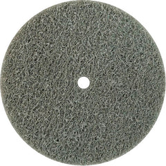 3″ × 1/4″ Non-Woven Unitized Wheel, Series 2, AO - Fine, 1/4″ Arbor Hole - Exact Tool & Supply