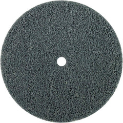 3″ × 1/4″ Non-Woven Unitized Wheel, Series 2, SC - Fine, 1/4″ Arbor Hole - Exact Tool & Supply
