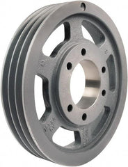 TB Wood's - 3 Groove, 7/8 to 3-1/2 Bore Diam, 28" Outside Diam, QD Bushed V Belt Sheave - 28.0 5V Diam Belt Pitch - Exact Tool & Supply