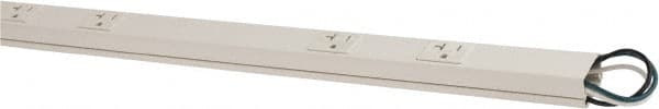 Hubbell Wiring Device-Kellems - 5 Outlets, 125 Volts, 20 Amps, 5' Cord, Power Outlet Strip - Exact Tool & Supply