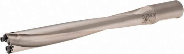 DORMER - 21.83 to 22.7mm Diam, 8xD, 25mm Shank Diam, 192.1mm Flute, 271.1mm OAL, Replaceable Tip Drill - H858 Toolholder, Series H858 - Exact Tool & Supply