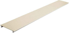 Hubbell Wiring Device-Kellems - 31-1/2 Inch Long x 4-3/4 Inch Wide x 1/4 Inch High, Rectangular Raceway Cover - Ivory, For Use with HBL4750 Series Raceways - Exact Tool & Supply