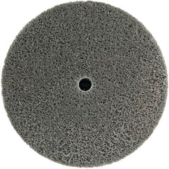 3″ × 1/4″ Non-Woven Unitized Wheel, Series 8, AO - Medium, 1/4″ Arbor Hole - Exact Tool & Supply