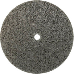 3″ × 1/2″ Non-Woven Unitized Wheel, Series 8, AO - Medium, 1/4″ Arbor Hole - Exact Tool & Supply