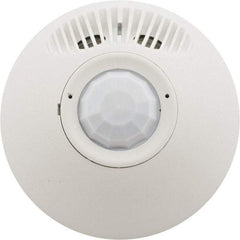 Hubbell Wiring Device-Kellems - 24 VAC/VDC, Indoor Ceiling Mount Infrared and Ultrasonic Sensor - 1-1/2 Inch High - Exact Tool & Supply