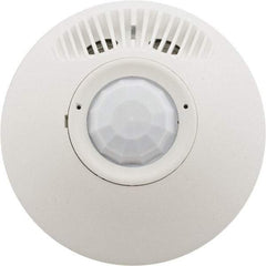 Hubbell Wiring Device-Kellems - 500 Square Ft. Coverage, Infrared and Ultrasonic Motion Sensor Wall Switch - 24 VAC/VDC, White - Exact Tool & Supply