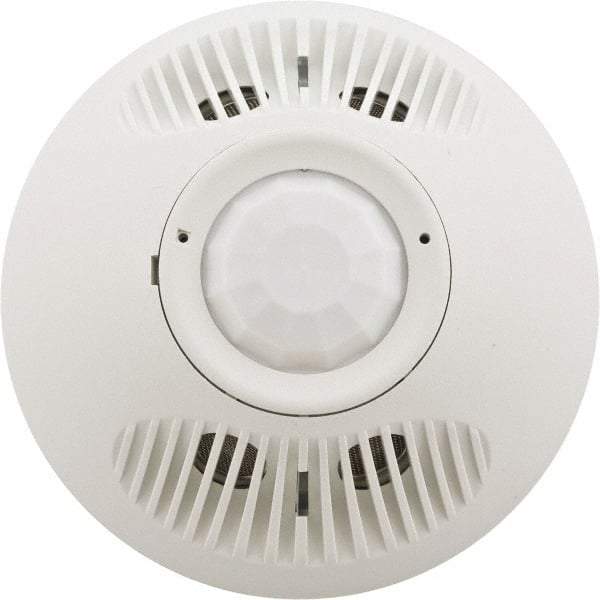 Hubbell Wiring Device-Kellems - 24 VAC/VDC, Indoor Ceiling Mount Infrared and Ultrasonic Sensor - 1-1/2 Inch High - Exact Tool & Supply