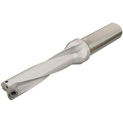 Iscar - 144mm Max Drill Depth, 4xD, 36mm Diam, Indexable Insert Drill - 2 Inserts, 32mm Shank Diam, Whistle Notch Shank - Exact Tool & Supply