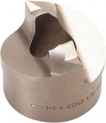 Greenlee - 1-1/4" Conduit Round Punch - 1.7" Hole Diam - Exact Tool & Supply