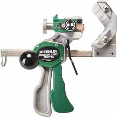 Greenlee - 1/2" to 3" Capacity Cable Wire Stripper - 1/2" Min Wire Gage - Exact Tool & Supply