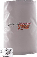 Powerblanket - 18-1/2" Wide, 30 Gallon Wrap-Around Drum Heater - 120 Volt, 6 Amps, 0°F to 145°F Thermostat Rating - Exact Tool & Supply