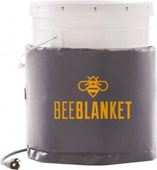 Powerblanket - 12" Wide, 5 Gallon Wrap-Around Drum Heater - 120 Volt, 1 Amps, 0°F to 110°F Thermostat Rating - Exact Tool & Supply