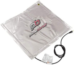 Powerblanket - 24" Long x 24" Wide, Flat, PVC, Standard Heat Blanket - 120 Volts, Flat Back - Exact Tool & Supply